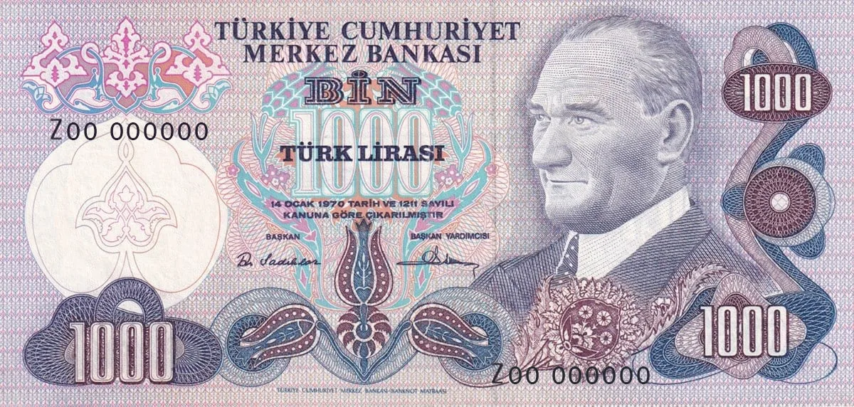 1000 Türk Lirası 6